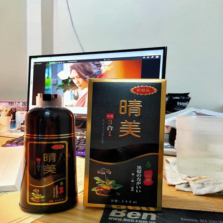 Dầu Gội Nhuộm Tóc Bạc Thảo Dược Komi Nhật [Hàng Chính Hãng] | BigBuy360 - bigbuy360.vn