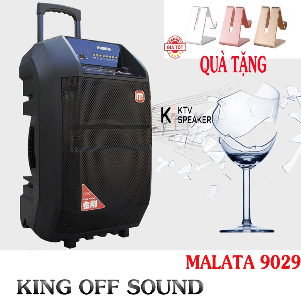 Loa kéo malata 9029 công suất lớn tặng kèm giá đở điện thoại