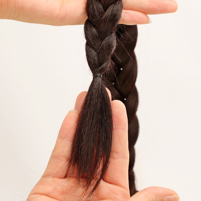 Dây Tóc Giả Thắt Bím Đuôi Ngựa Dễ Thương 60cm