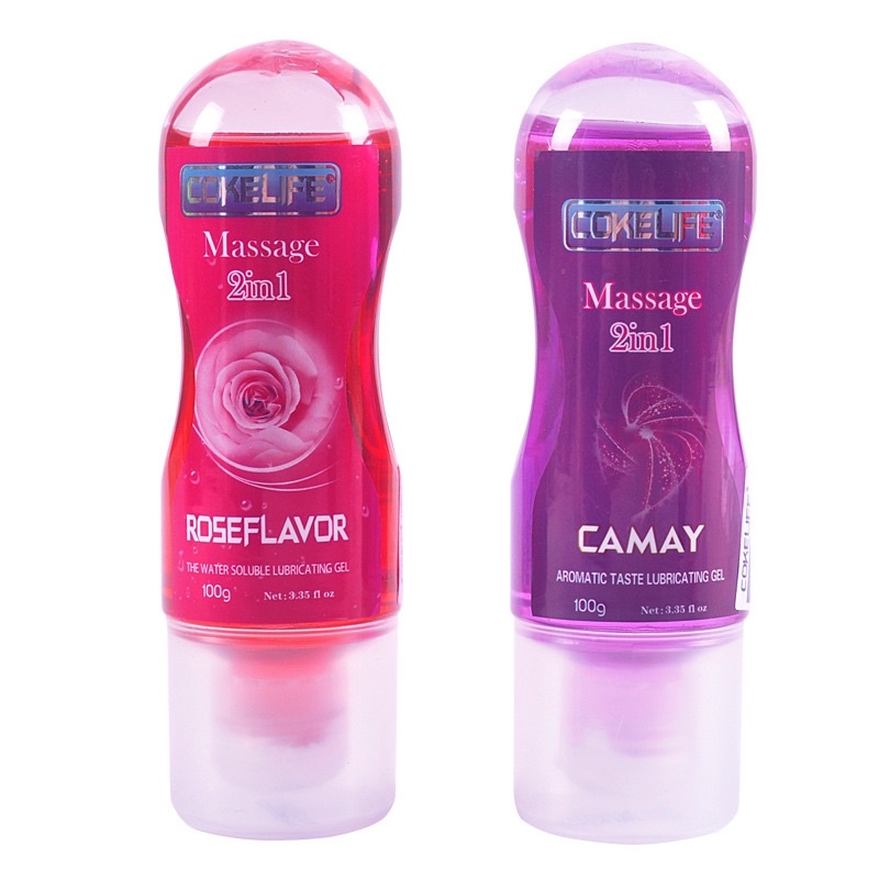 Gel Bôi Trơn 2in1 Cokelife Rose flavor, hương hoa hồng, gốc nước 100ml
