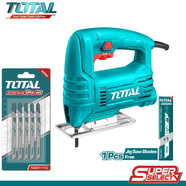 Máy cưa lọng Total 400W TS2045565 ( tặng kèm 5 lưỡi cưa gỗ )