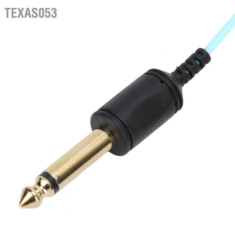 Texas053 7ft RCA Dây kẹp hình xăm Máy siêu mịn Linh hoạt cho Màu xanh lam