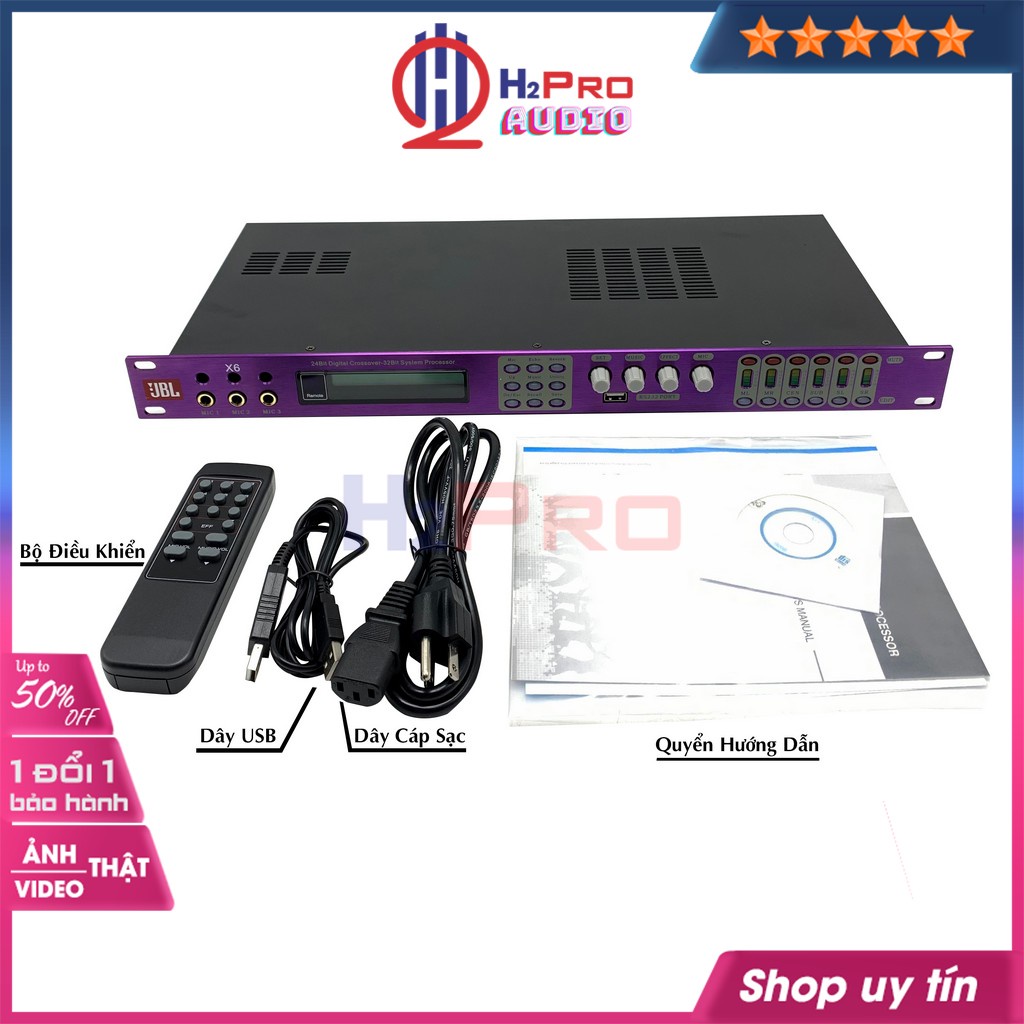 Vang Số Karaoke Chống Hú X6 Cao Cấp, Chỉnh Nhạc Hay, Có Điều Khiển