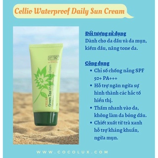 KEM CHỐNG NẮNG Cellio SPF 50PA