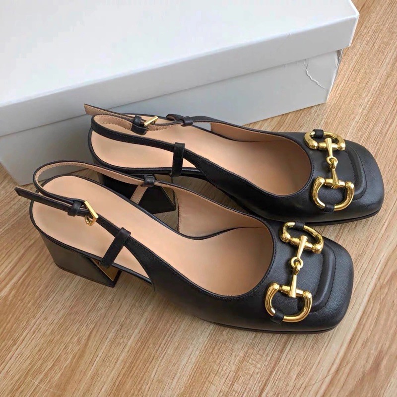 Giày dép cao hót đế vuông 7cm