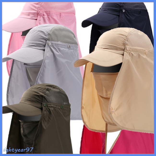 Mũ Câu Cá Chống Nắng Thoáng Khí Nhanh Khô Có Dây Đeo Điều Chỉnh Được Cho Nam Nữ