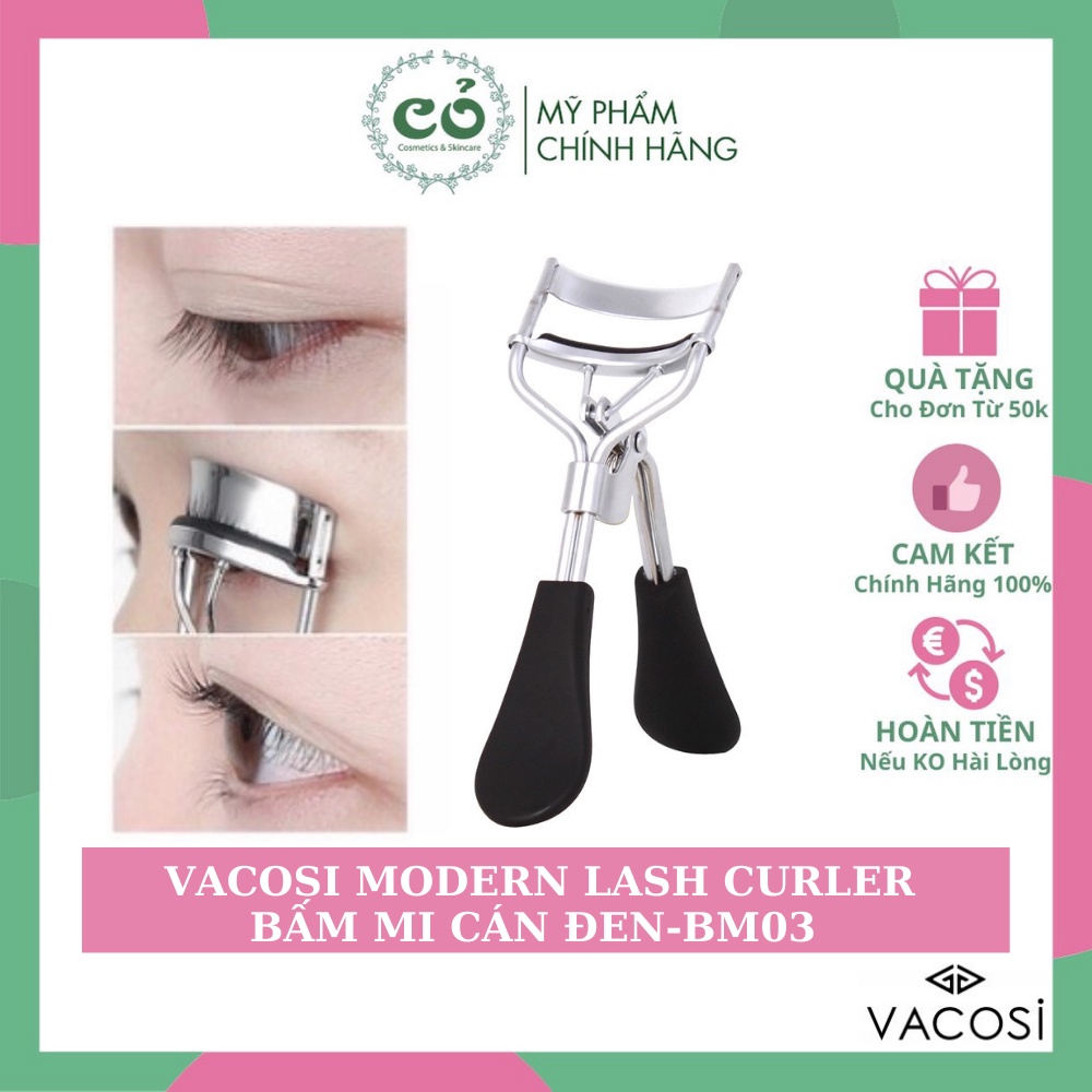 Bấm mi cán đen Vacosi Morden Lash Curler