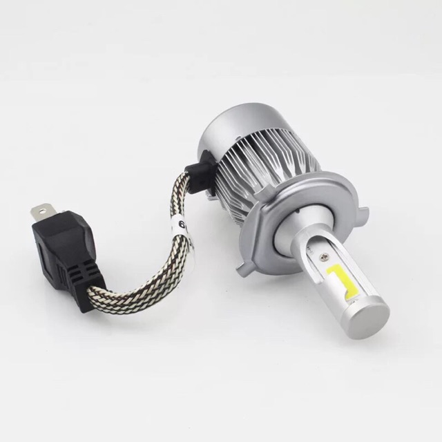 Đèn pha Led C6- 2tim H4 36w siêu sáng