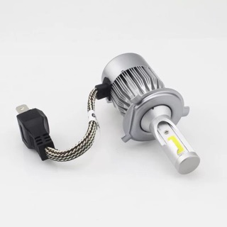 Đèn pha led c6- 2tim h4 36w siêu sáng