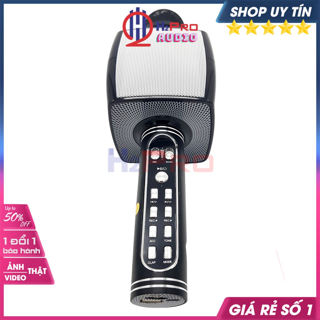 Micro bluetooth karaoke, mic loa bluetooth SU-YOSD YS-91 cao cấp âm bass cực ấm, bắt giọng cực tốt - H2pro Audio