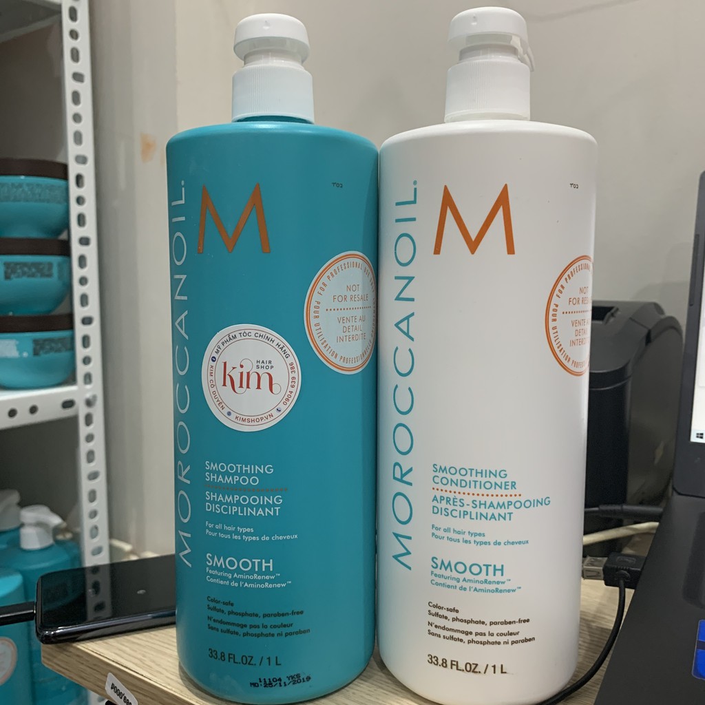 Dầu gôi xả suôn mượt Smooth Moroccanoil 250 ml -500ml -1000 ml