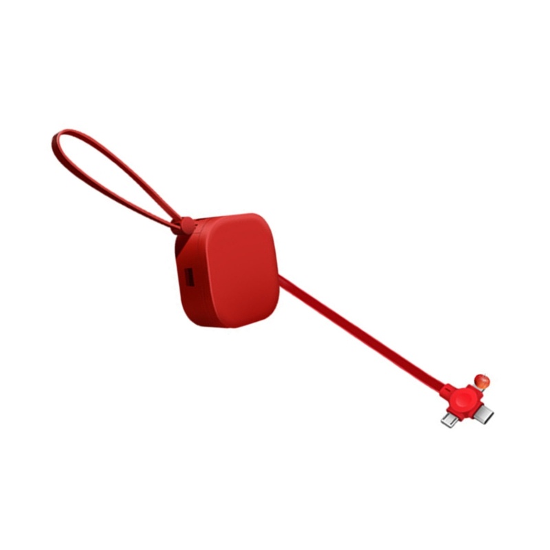 Cáp Sạc Nhanh USB C Micro USB 4 Trong 1 Thu Gọn Được Cho Điện Thoại Di Động