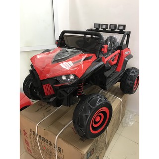 Siêu xe Ô tô điện trẻ em siêu địa hình XJL 588 đồ chơi vận động cho bé 2 ghế 4 động cơ