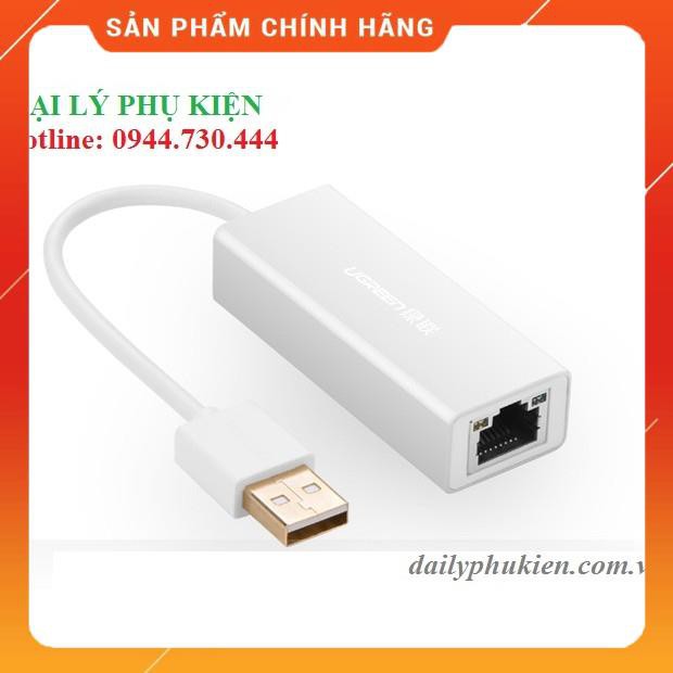 Cáp chuyển USB 2.0 sang Lan vỏ nhôm UGREEN 20257 dailyphukien