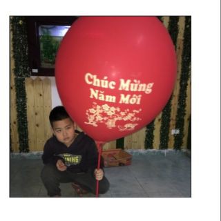 Bóng bay chúc mừng năm mới 90cm -20 quả