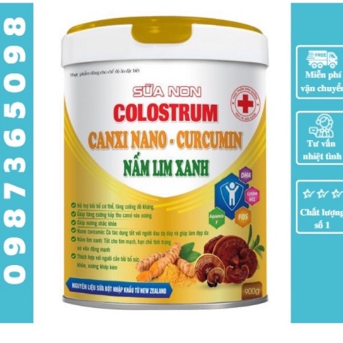 [chính hãng 900g/date2024]Sữa Non Clostrum Canxi Nano- Curcumin- Nấm lim xanh