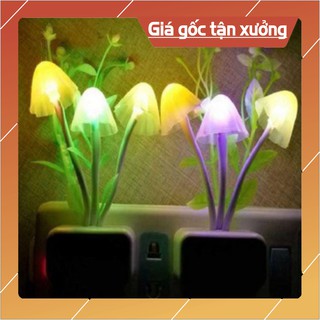 Sẵn hàng Đèn ngủ cảm ứng hình nấm