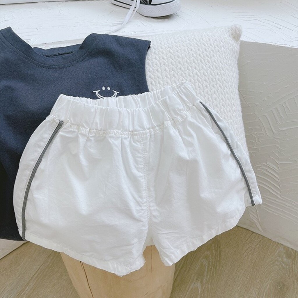 Đồ bộ bé trai, bộ sát nách Thêu Miệng Cười phối quần chạy viền cho bé từ 8-28kg - SUMO KIDS