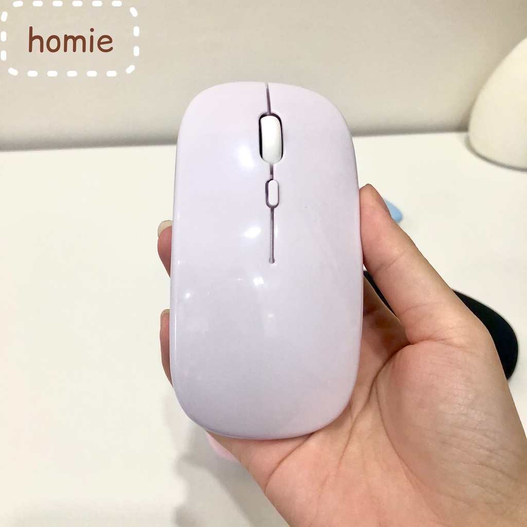 Chuột không dây kết nối Bluetooth, USB 2in1 - hỗ trợ máy tính WINDOW, MACOS, điện thoại, máy tính bảng