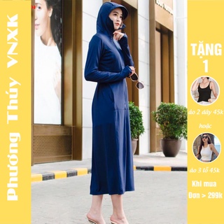 Áo khoác chống nắng nữ PHƯƠNG THÚY VNXK - Áo chống nắng nữ toàn thân 2 lớp thoáng khí siêu xinh