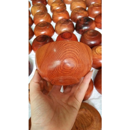 Bát gỗ hương ta hàng tuyển kích cỡ 11,5x5,5 cm