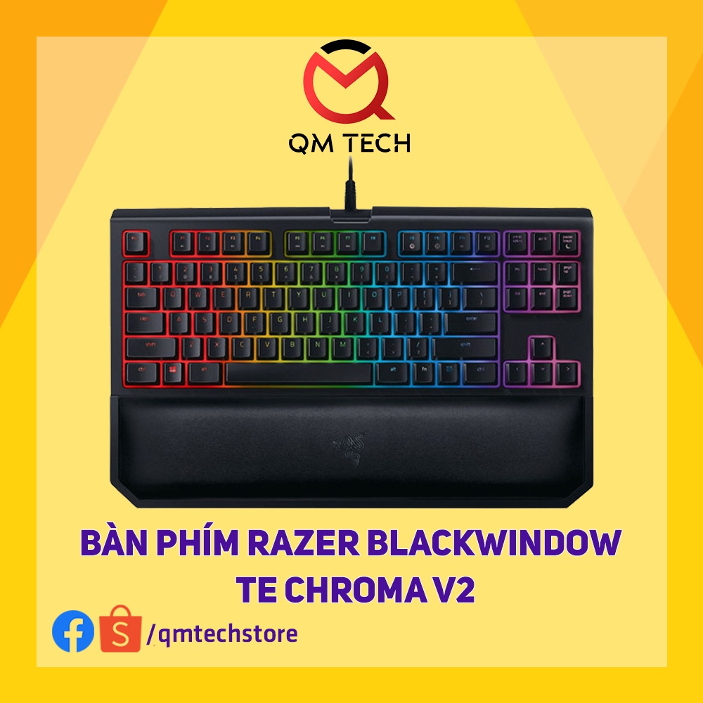 Bàn phím cơ Razer BlackWidow Tournament Edition Chroma V2 Likenew