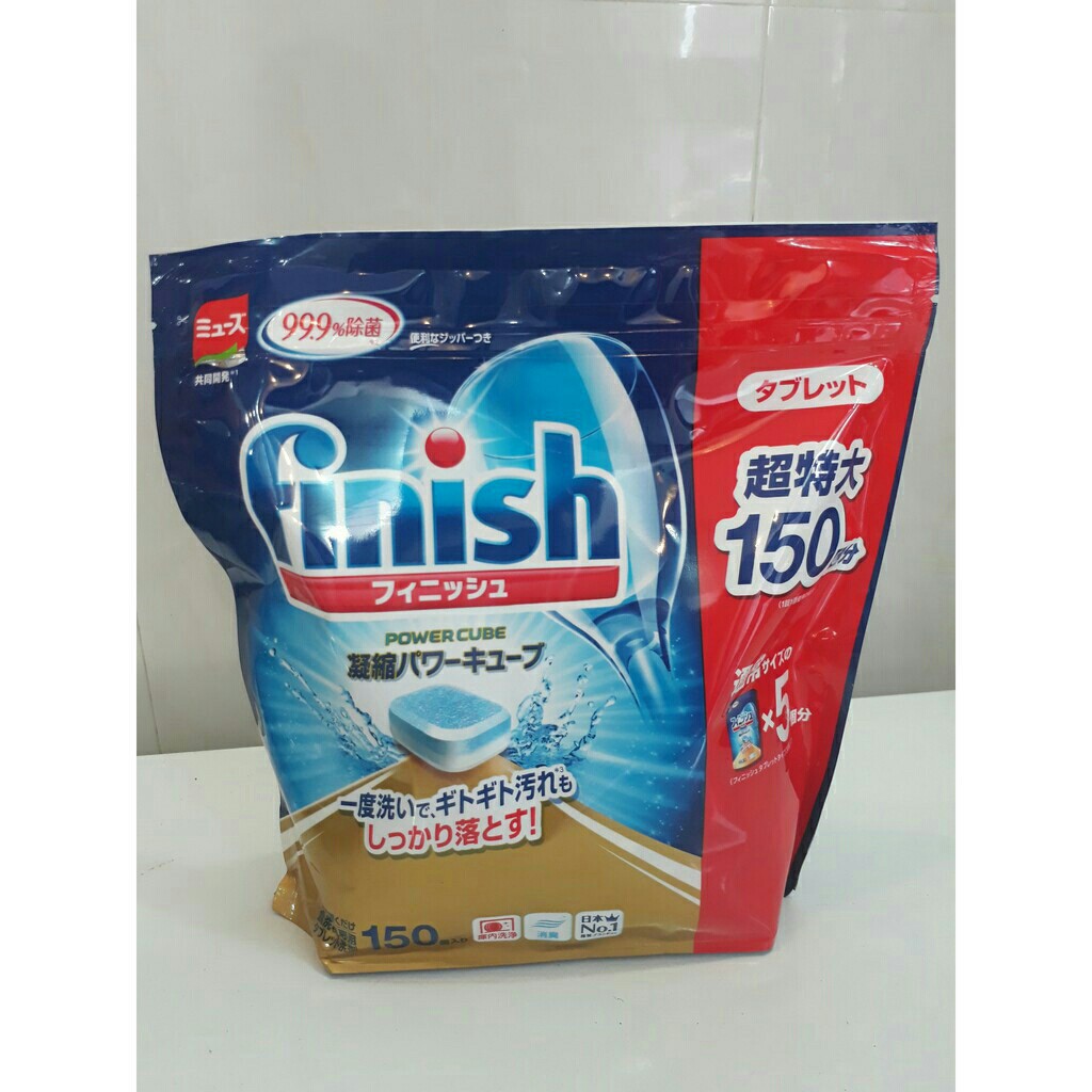 VIên rửa bát Finish 150 viên Nhật bản