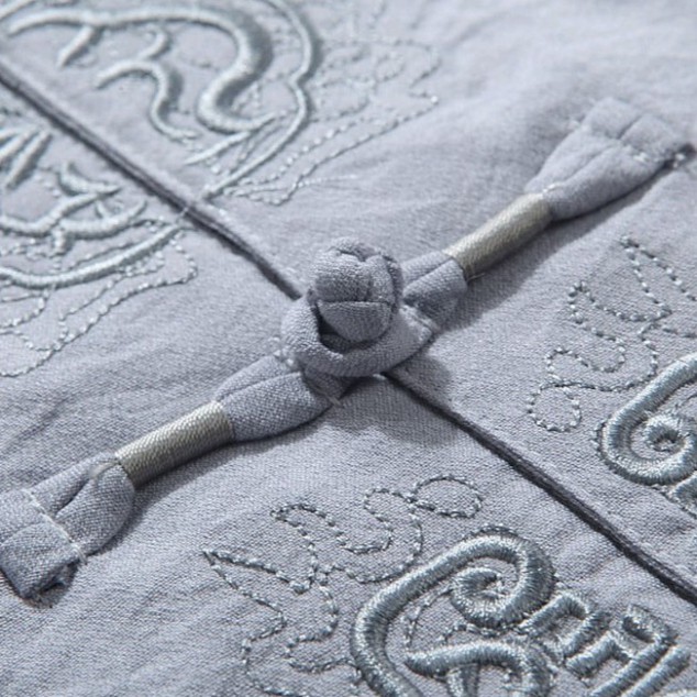 Mẫu bộ đũi dài tay TRUNG NIÊN, Thêu nổi họa thiết, Chất cực tốt, Chuẩn đũi mộc 100% | BigBuy360 - bigbuy360.vn