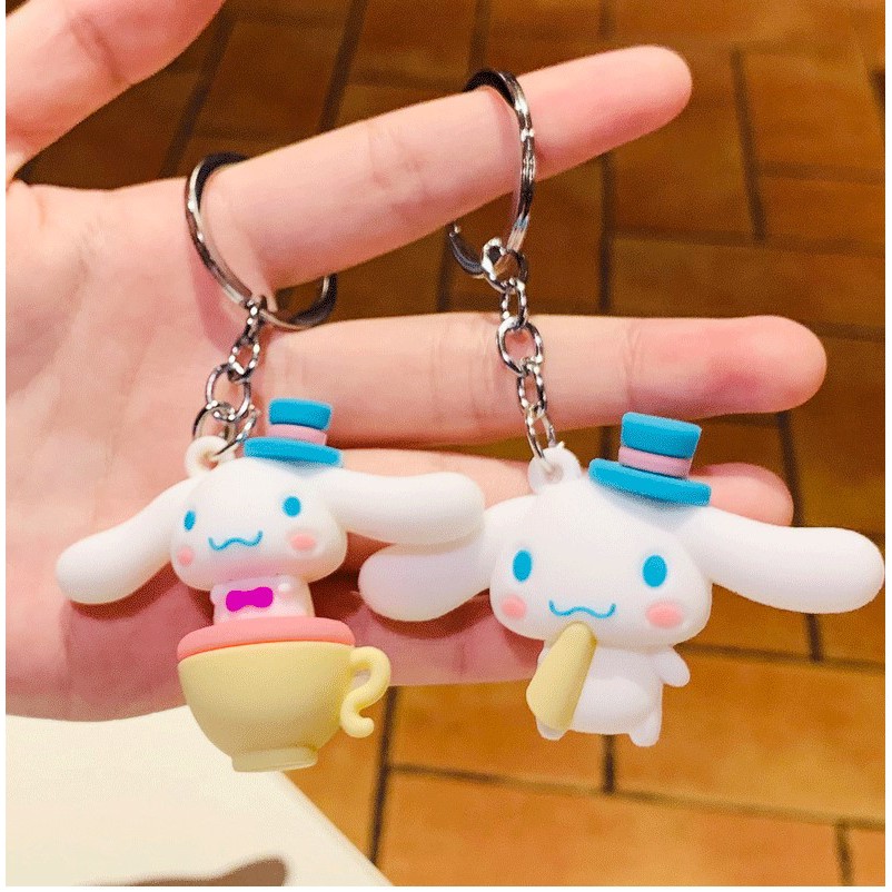 Móc khóa Cute hình THỎ CON treo Balo Túi xách Khóa xe