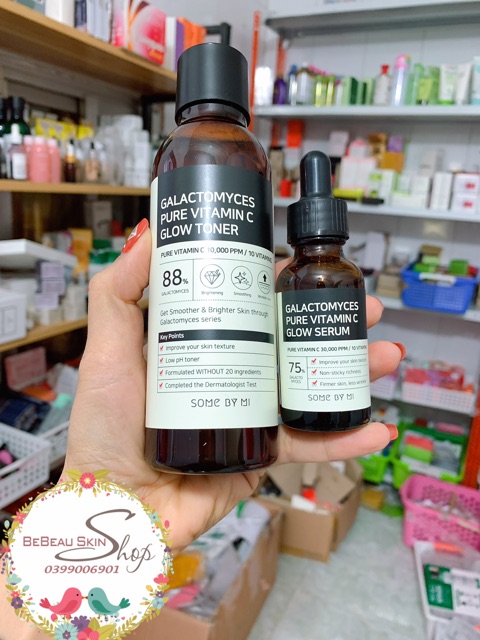 Toner/ Some By Mi dưỡng trắng da Galactomyces Pure Vitamin-C Glow Serum