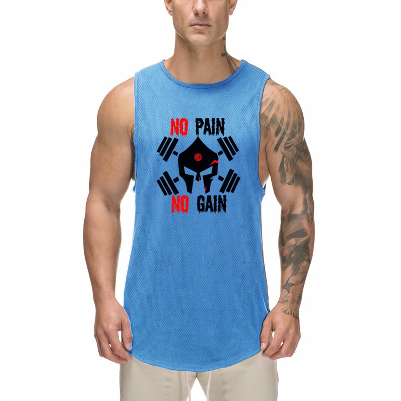 Áo Ba Lỗ Mỏng Nhanh Khô In Họa Tiết Size Lớn Thời Trang Thể Thao Mùa Hè Cho Nam