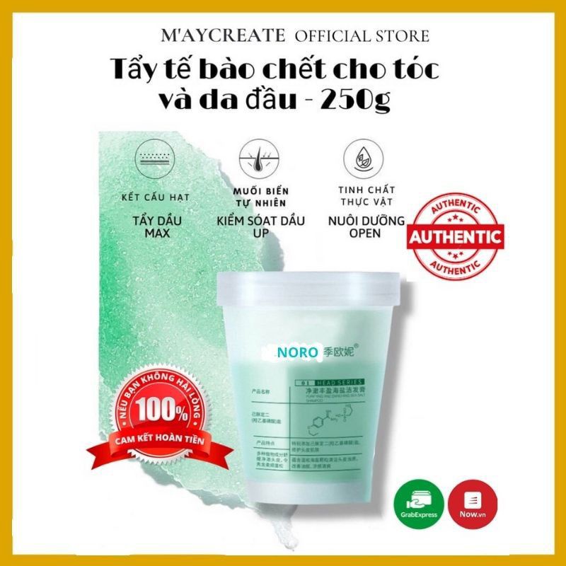 Tẩy da chết da đầu JIORNIEE kiểm soát dầu nhờn giảm bết tóc làm sạch chăm sóc tóc tại nhà