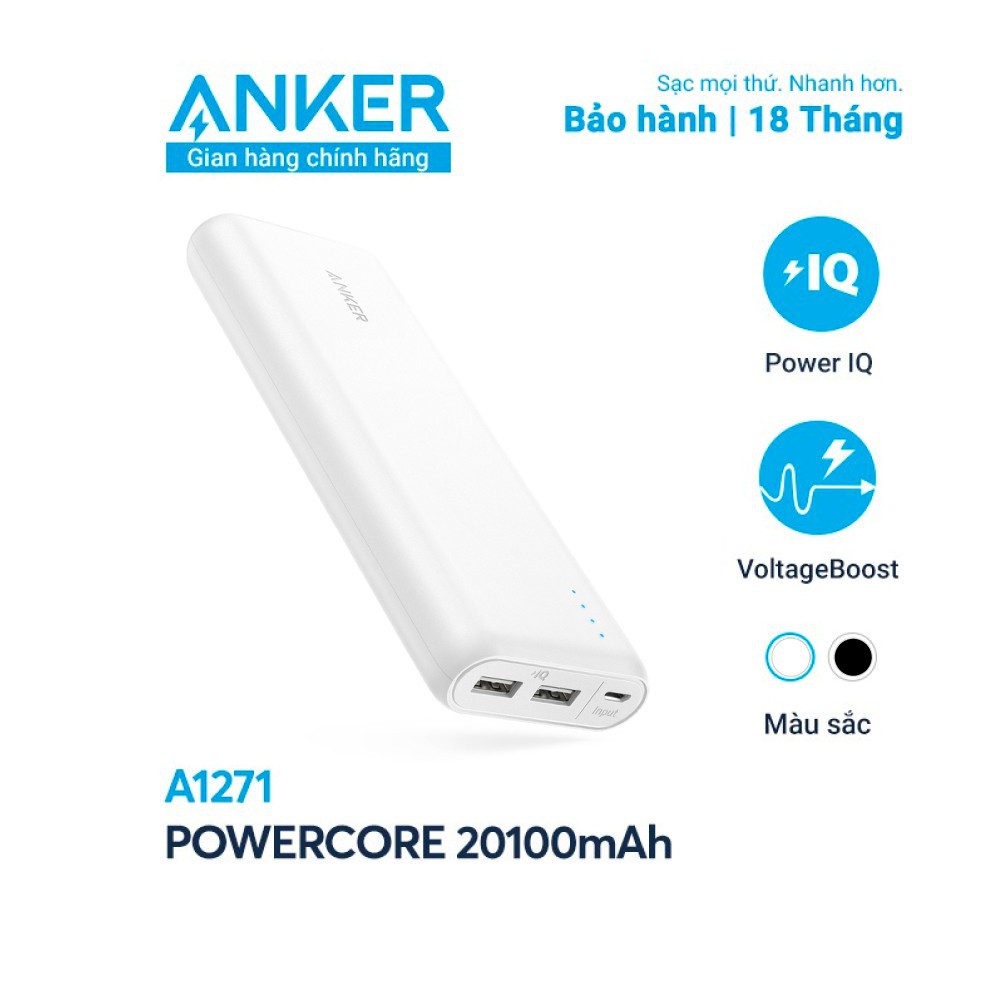 Pin dự phòng Anker PowerCore 20100mAh A1271