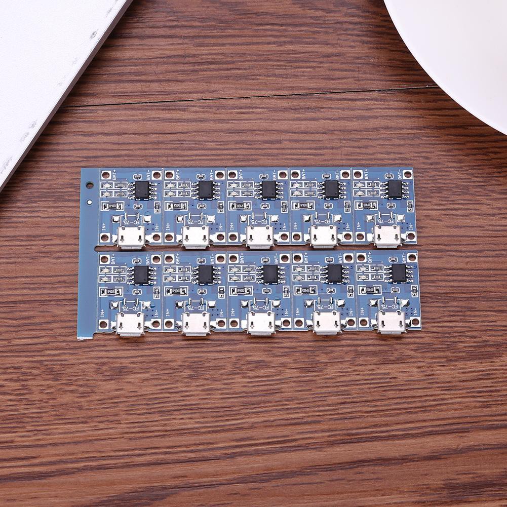 Bộ 10 Mạch Sạc Pin Lithium 5v 1a Tp4056 Lithium