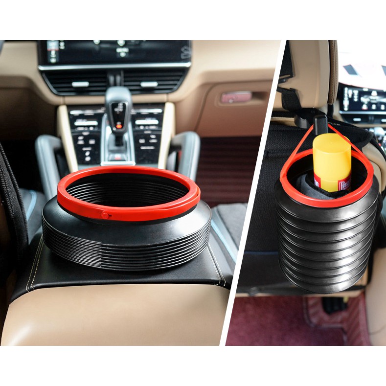 Xô 4L dạng gập gọn tiện dụng đựng rác, xách nước đa năng tiện dụng