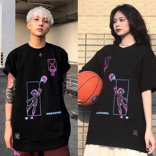 Áo Thun Nam Nữ Unisex Tay Lỡ Form Rộng Đẹp Giá Rẻ Cổ Tròn Màu Đen / Áo Phông Nam Nữ Unisex ATS2