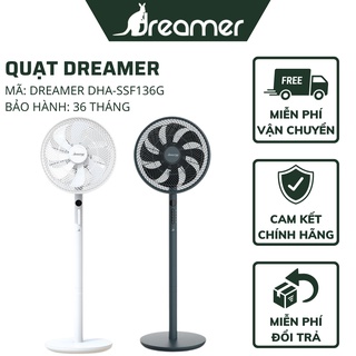 Quạt cây thông minh, điều khiển bằng giọng nói dreamer dha-ssf136g - quạt đứng có hẹn giờ thông minh