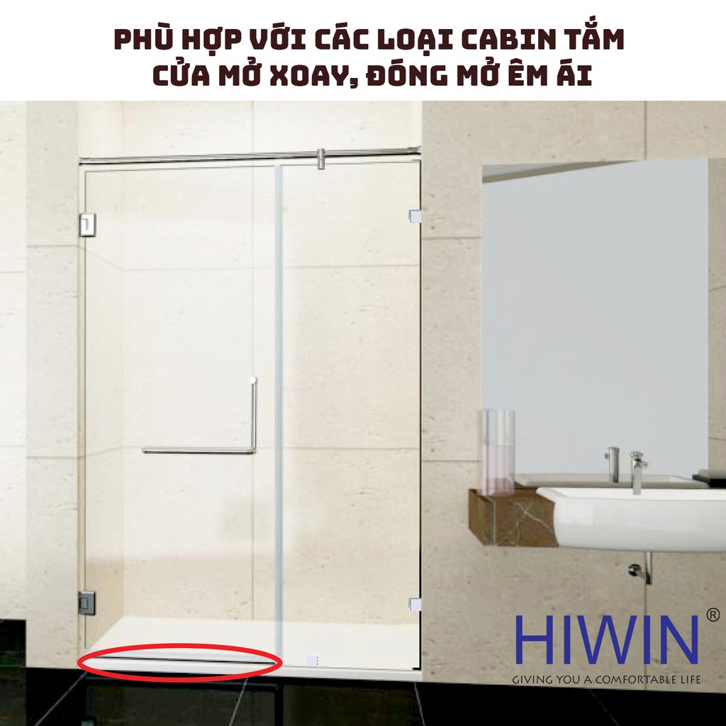 Combo 2 gioăng chắn nước chữ Y cabin tắm Hiwin SP-051