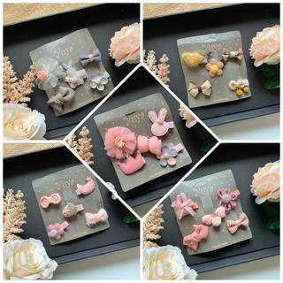 Set kẹp tóc handmade cho bé gái T019