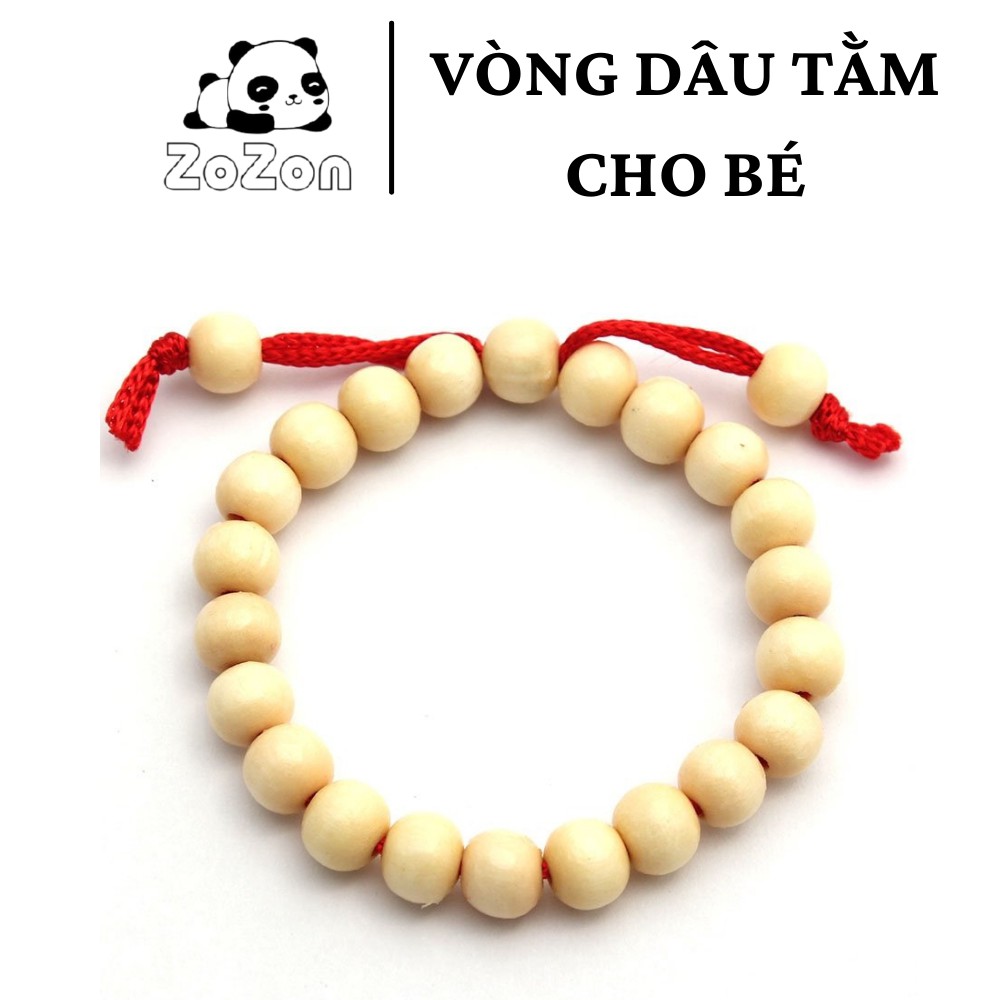 Vòng dâu tằm cho bé trai gái trẻ sơ sinh an toàn ngủ ngon