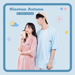 Áo thun REMEMBER Unisex Nineteen Basic Tee phông trơn nam nữ tay lỡ form rộng oversize