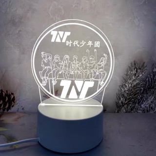 Đèn ngủ in hình nhóm nhạc TNT Thời đại thiếu niên đoàn