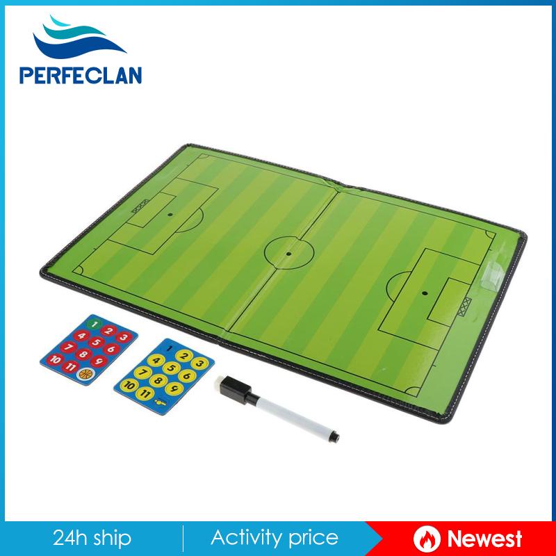 [Perfeclan] Bảng Kẹp Huấn Luyện Chiến Thuật Bóng Đá Có Nam Châm Có Thể Gập Lại
