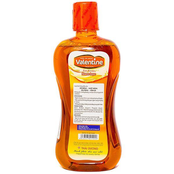 Nước súc miệng Valentine Thái Dương