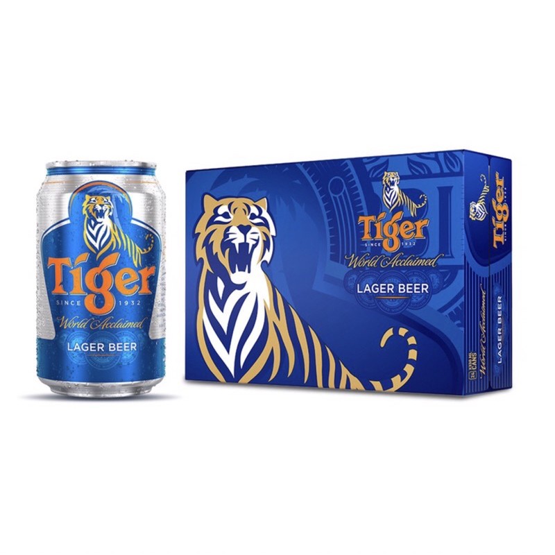 Thùng bia Tiger 24 lon 330ml