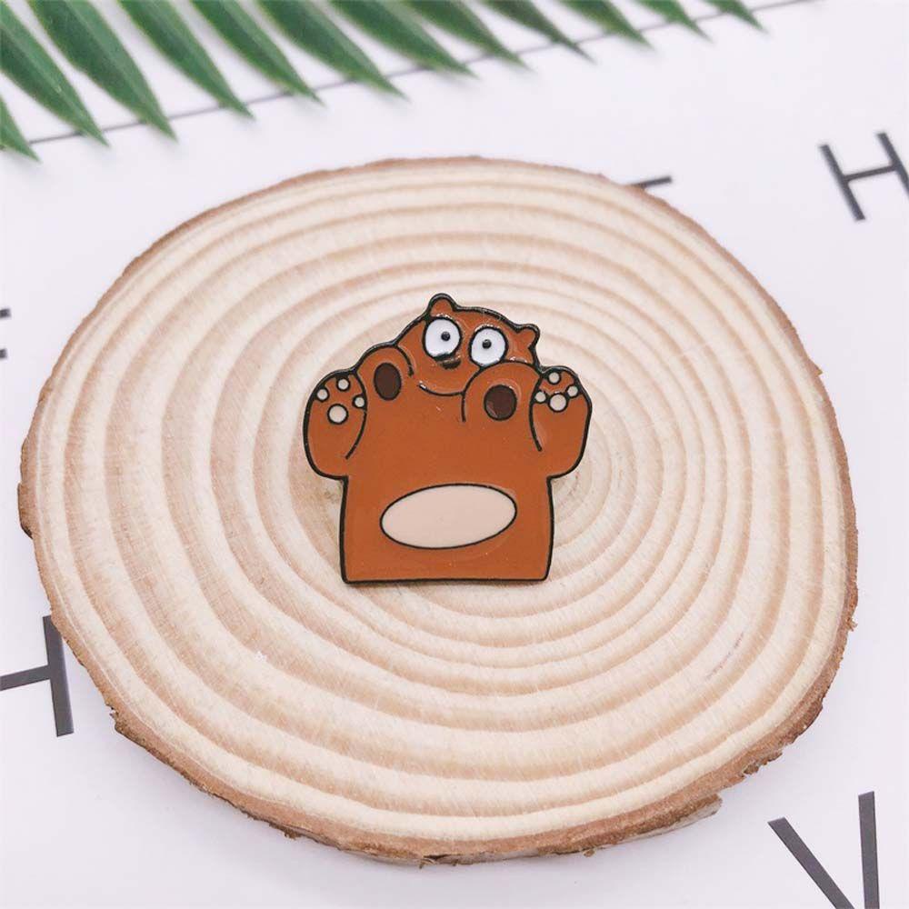 Huy Hiệu Cài Áo Hình We Bare Bears Hoạt Hình Đáng Yêu