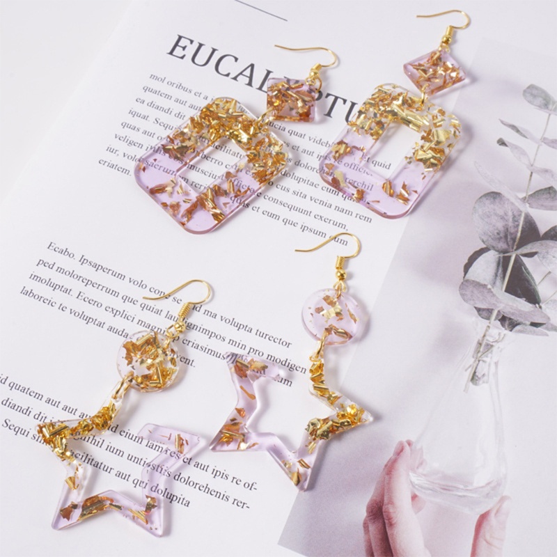 Sa Khuôn Silicon Làm Mặt Trang Sức Kiểu Hình Học