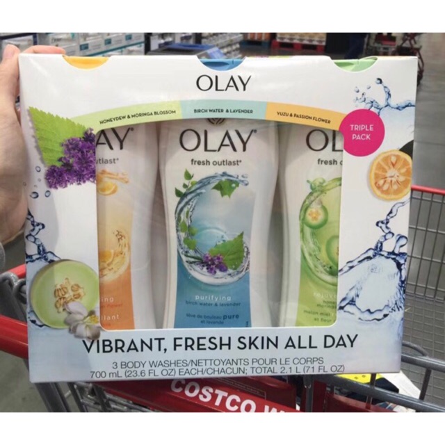 Set sữa tắm Olay Mỹ 3 màu