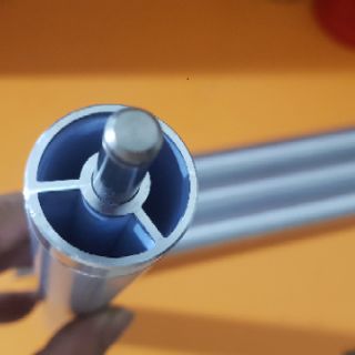 Rulo nhôm phi 30mm,dài 325mm,trục 8mm