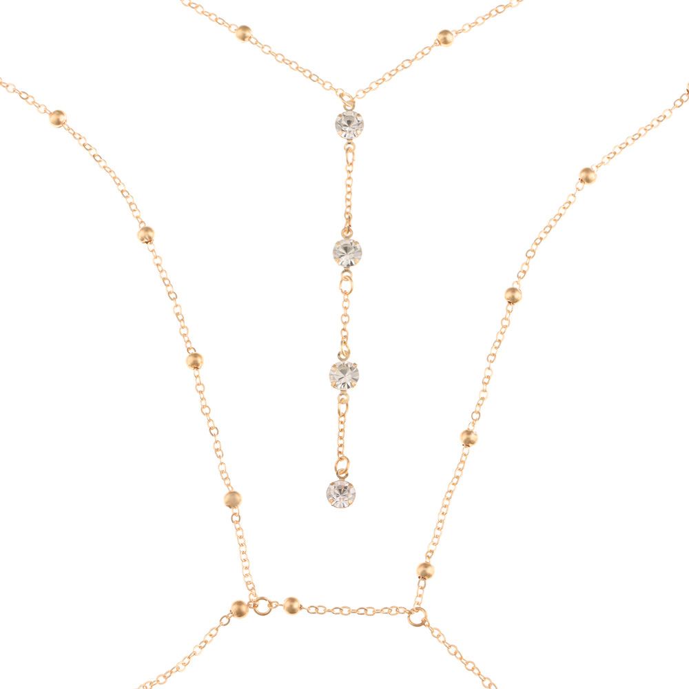 Chuỗi dây đeo ngực phối trang phục bikini thời trang quyến rũ cho nữ